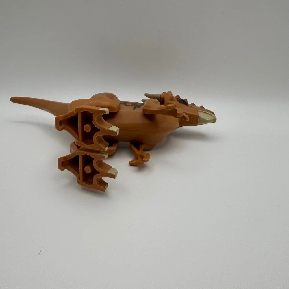 LEGO Stygimoloch Dinosaur Figure Orange Brown Jurassic World 75927